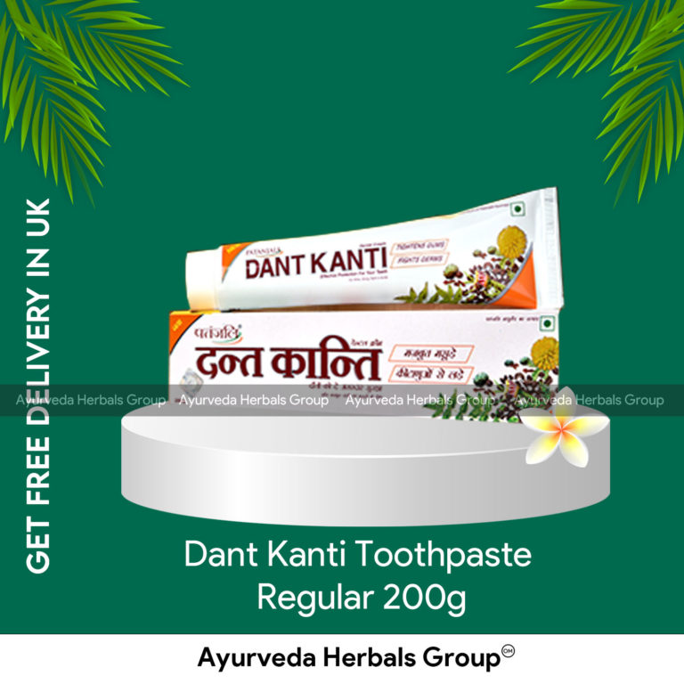 Patanjali Dant Kanti Toothpaste Regular 200g Ecobay Herbals