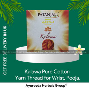 Patanjali Kalawa Pure Cotton Yarn Thread for Wrist, Pooja,