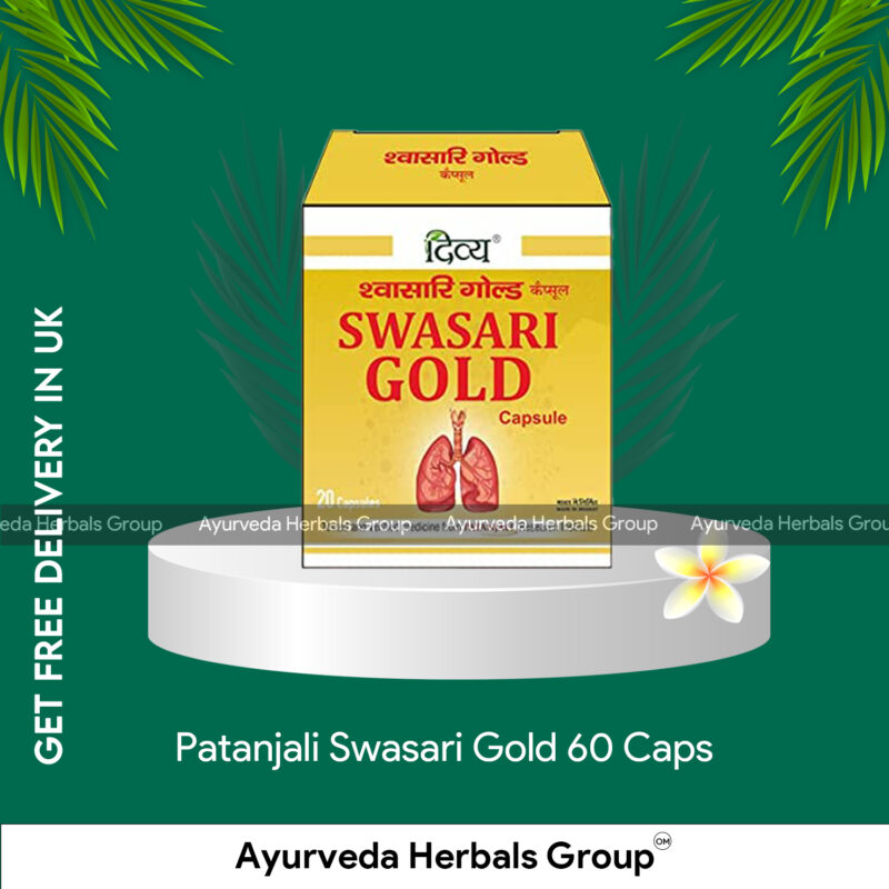 Patanjali Swasari Gold 60 Caps - Ecobay Herbals - Ayurvedic Store In London