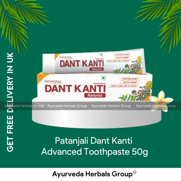 Patanjali Dant Kanti Advanced Toothpaste 50g - Ecobay Herbals ...