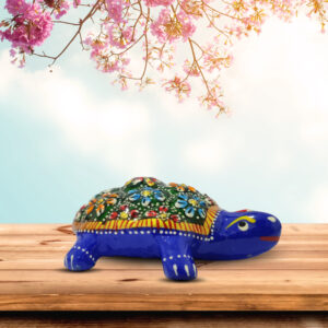 Vastu Art / Feng Shui / Wish Completion Metal Tortoise