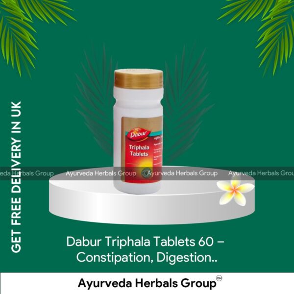 Dabur Triphala Tablets 60 Constipation, Digestion.. Ecobay Herbals