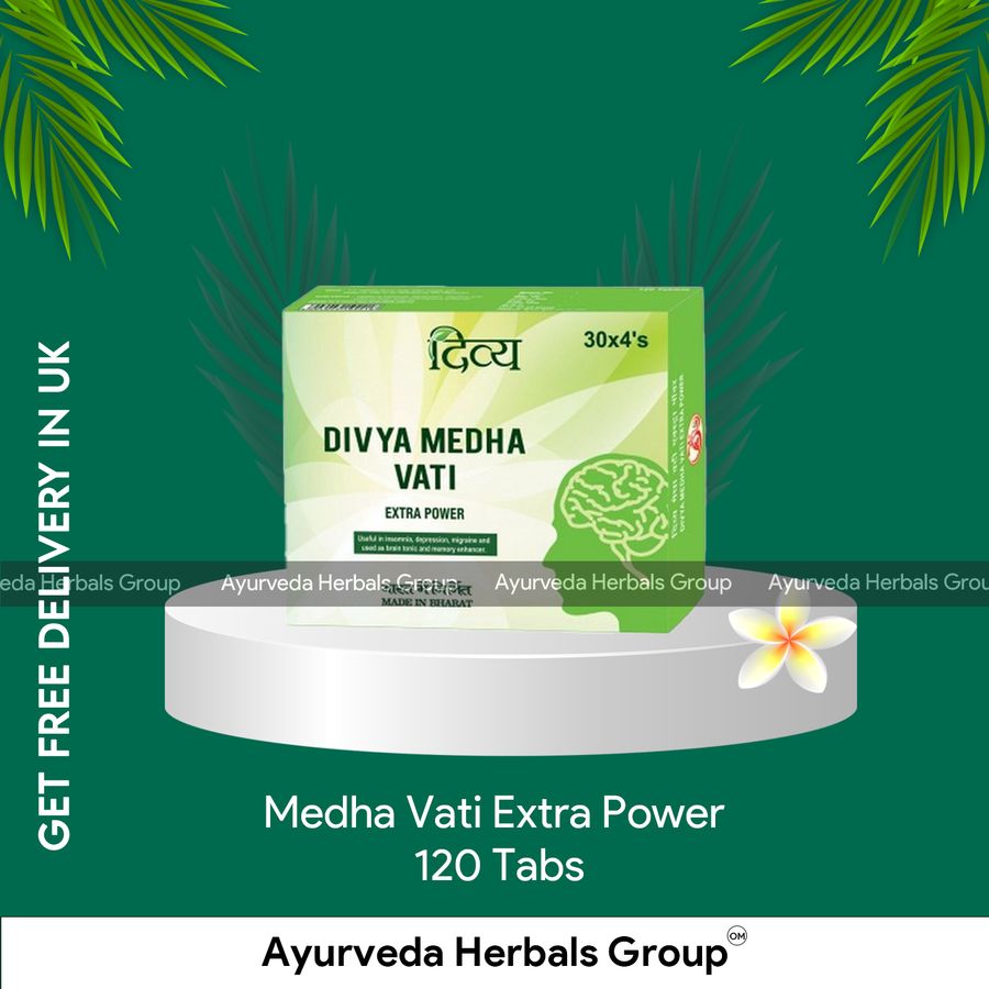 Medha Vati Extra Power 120 Tabs - Ecobay Herbals