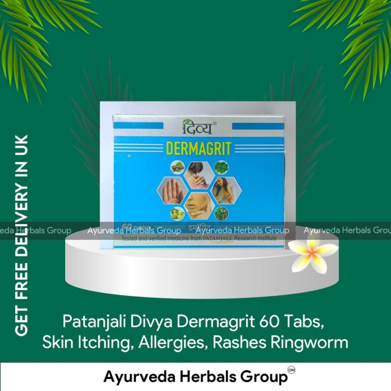 Patanjali Dermagrit 60 Tabs Ecobay Herbals Ayurvedic store in London