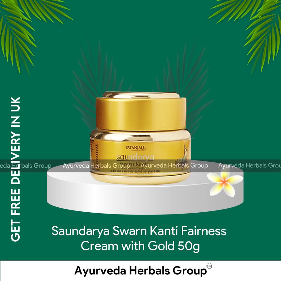 Patanjali Saundarya Swarn Kanti Fairness Cream with Gold 50g