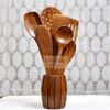 Wooden Spoon Natural Handmade Cooking Spoon Set