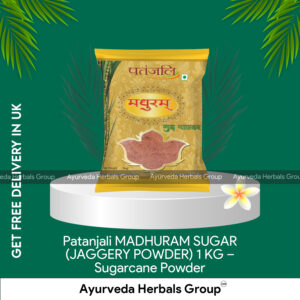 Patanjali MADHURAM SUGAR (JAGGERY POWDER) 1 KG -  Sugarcane Powder