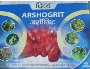 Patanjali Divya Arshogrit 60 Tabs Piles, Fistula....