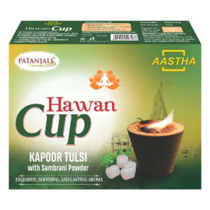 Patanjali Hawan Cup Kapoor Tulsi 12 Cups