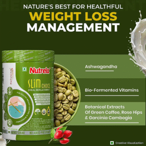 Patanjali Nutrela Slim Choice Weight Loss Powder 500g Vanilla Flavour